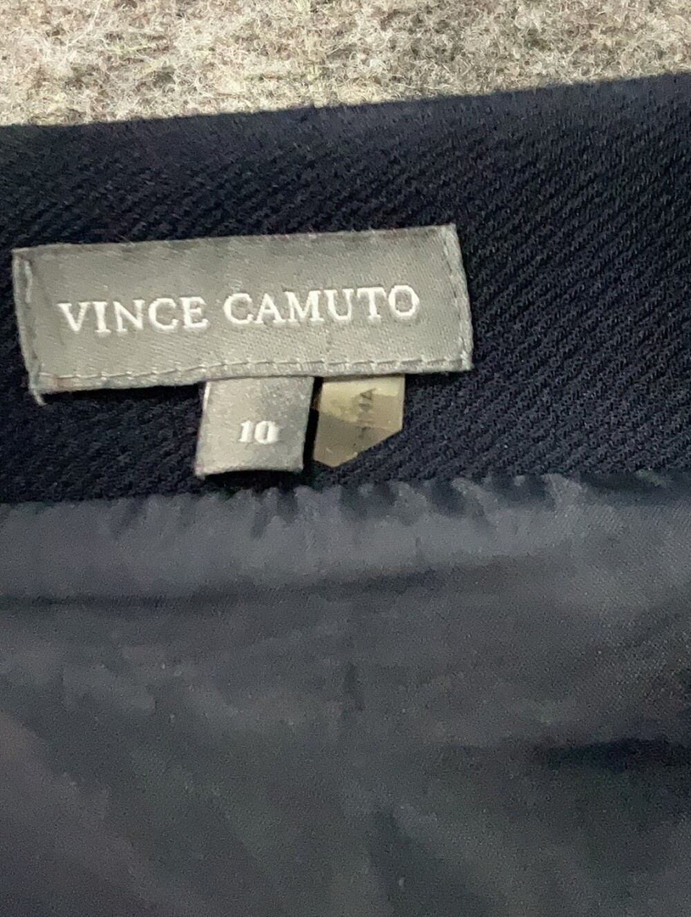 Vince Camuto Navy A-Line Skirt - Picture 3 of 12